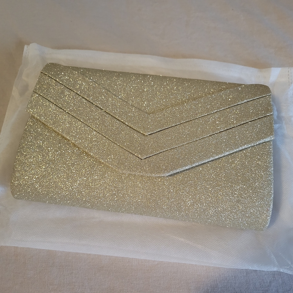 Gold handbag- New